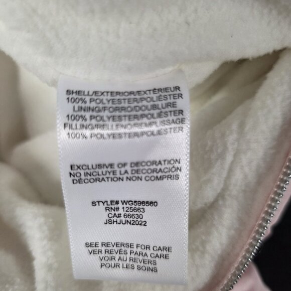 Wippette Kids Infant Girls SZ 6-9 Months Pink Unicorn Snowsuit-Hooded/Footed - Picture 8 of 10